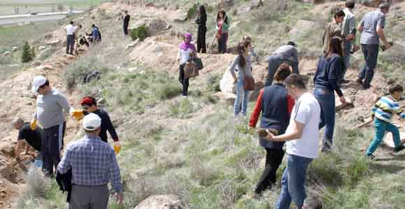 BARO ÜYELERİ YEMEK YİYİP, AĞAÇ DİKTİLER.