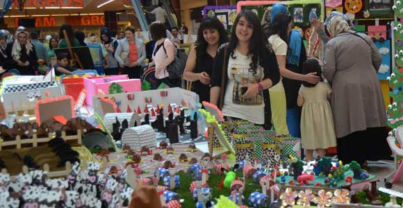 BEYAZZAMBAK ANAOKULLARINDAN RESİM SERGİSİ